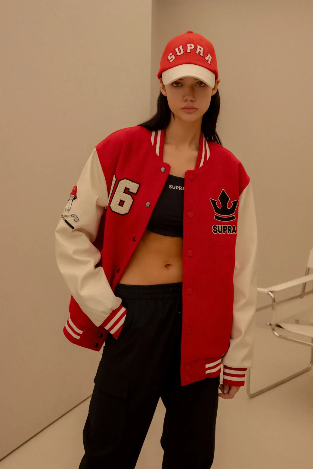 VARSITY UNSTRUCTURED COLOR BLOCK CAP