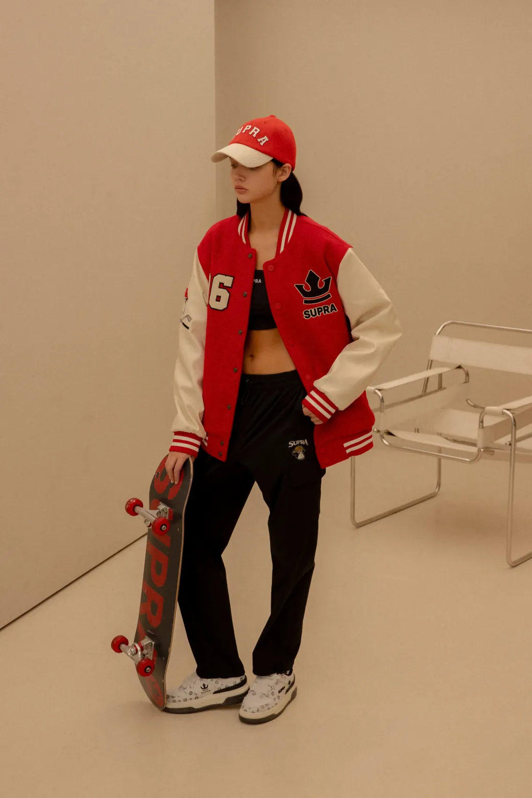 VARSITY UNSTRUCTURED COLOR BLOCK CAP