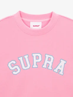 VARSITY WOMEN ARCH LOGO CROP SWEATSHIRTS